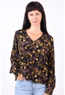 Bluza Dama Selected Slfgiselle Black Aop